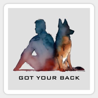 Got Your Back II - German Shepherd Sticker